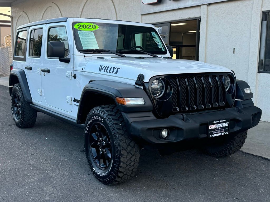 Bright White Clearcoat, 2020 JEEP WRANGLER Image 