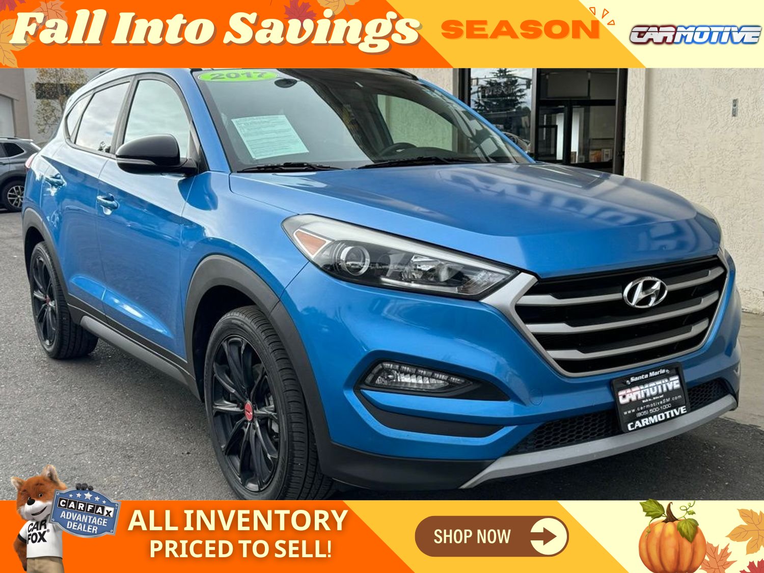 Caribbean Blue, 2017 HYUNDAI TUCSON Image 