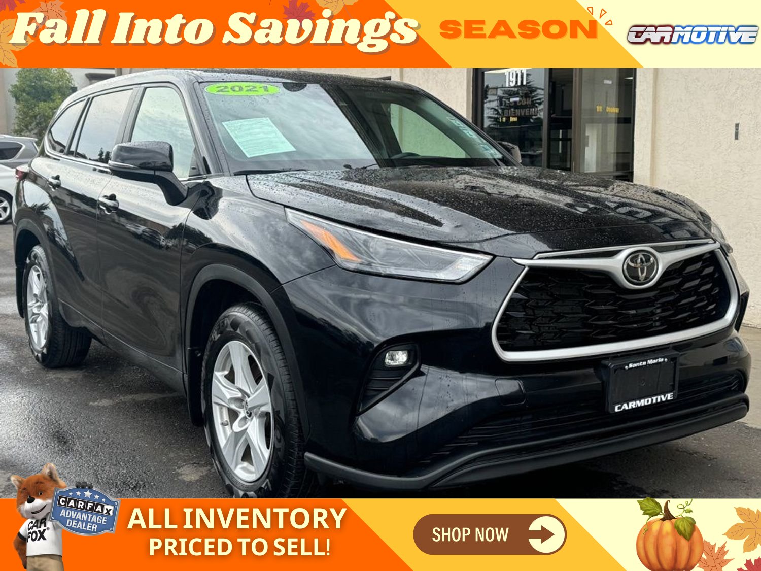 Midnight Black Metallic, 2024 TOYOTA HIGHLANDER Image 