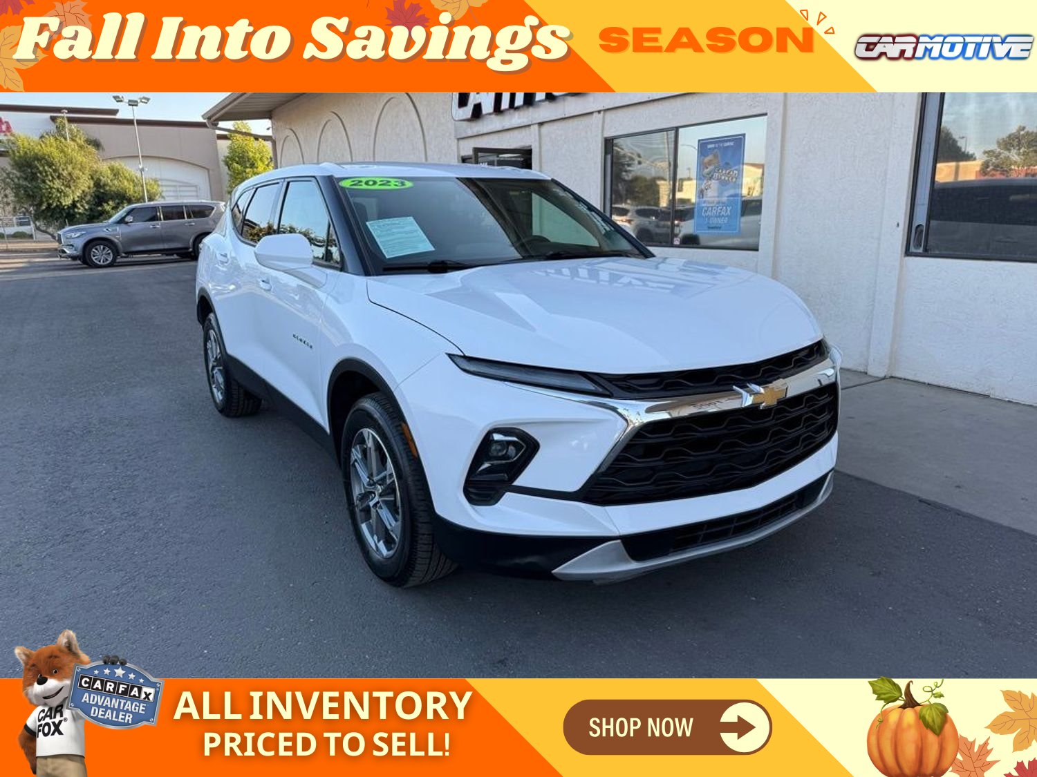 Summit White, 2023 CHEVROLET BLAZER Image 