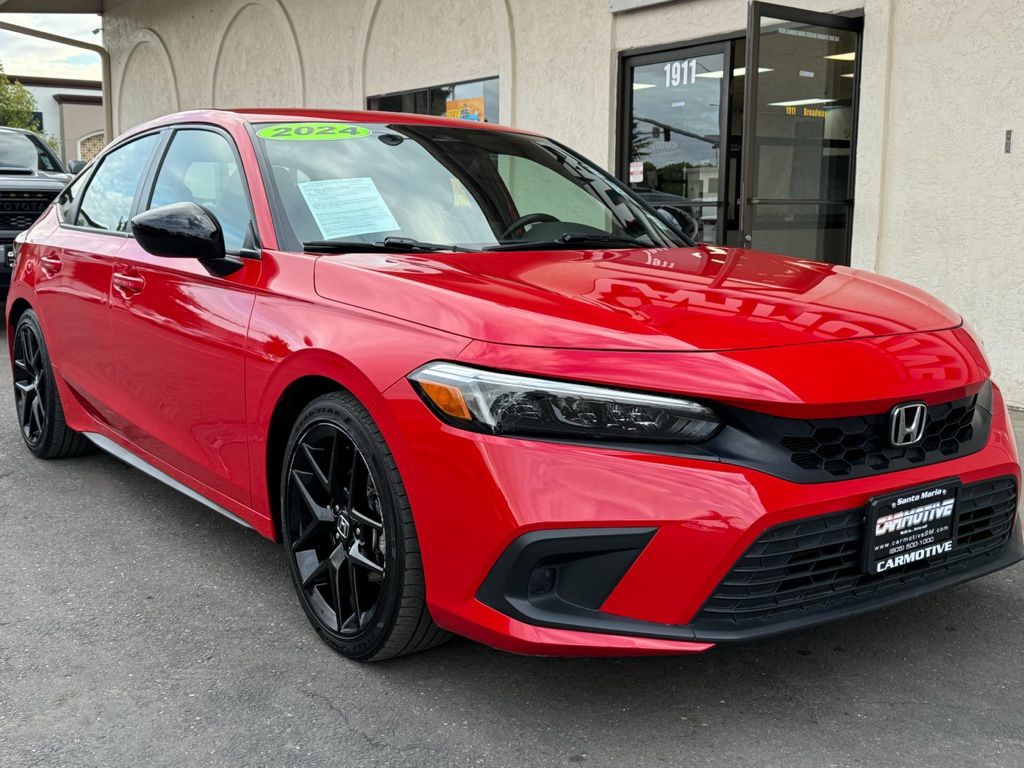 Rallye Red, 2024 HONDA CIVIC Image 