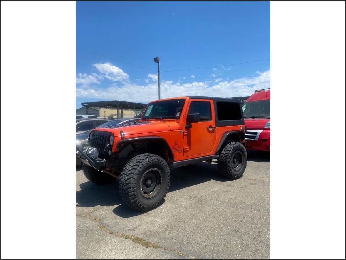 ORANGE, 2015 JEEP WRANGLER Image 