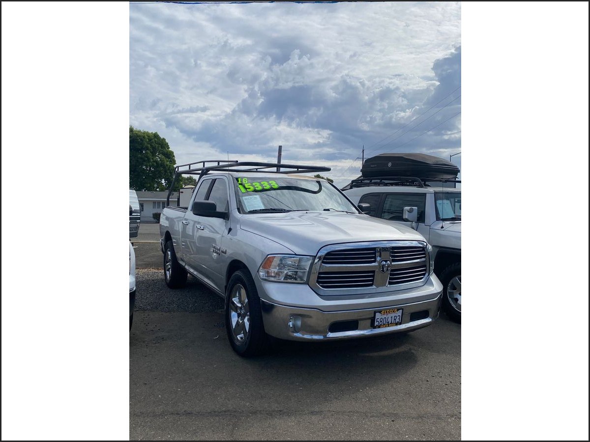 SILVER, 2016 RAM 1500 QUAD CAB Image