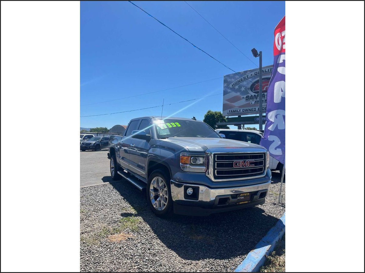 GRAY, 2015 GMC SIERRA 1500 CREW CAB Thumnail Image 1