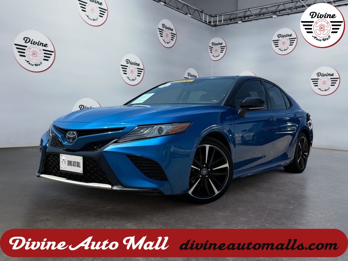 BLUE, 2019 TOYOTA CAMRY Image 