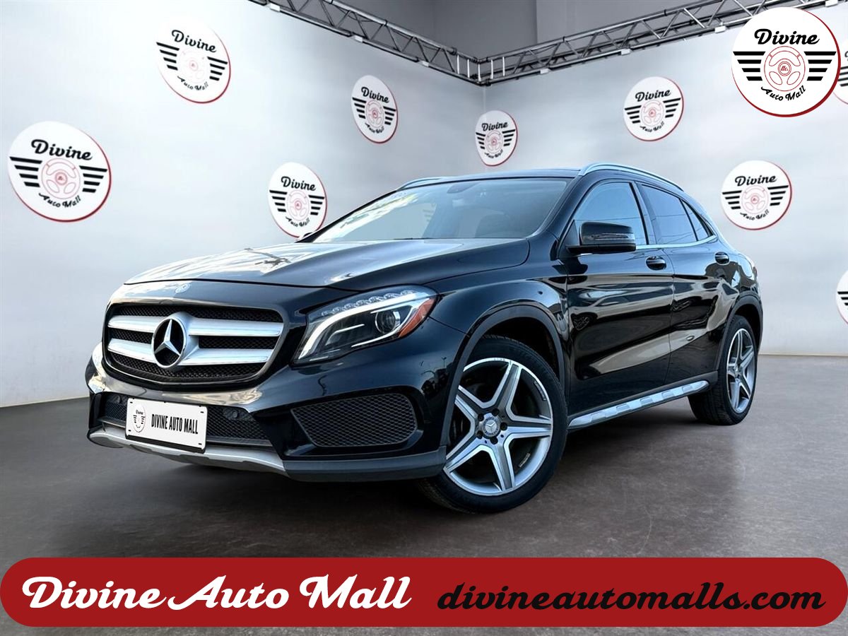 BLACK, 2015 MERCEDES-BENZ GLA-CLASS Image 