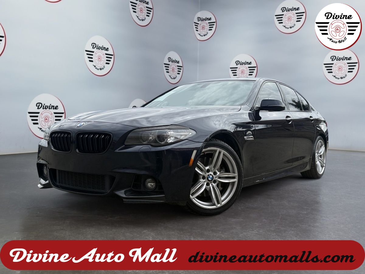 DARK BLUE, 2014 BMW 5 SERIES Image 