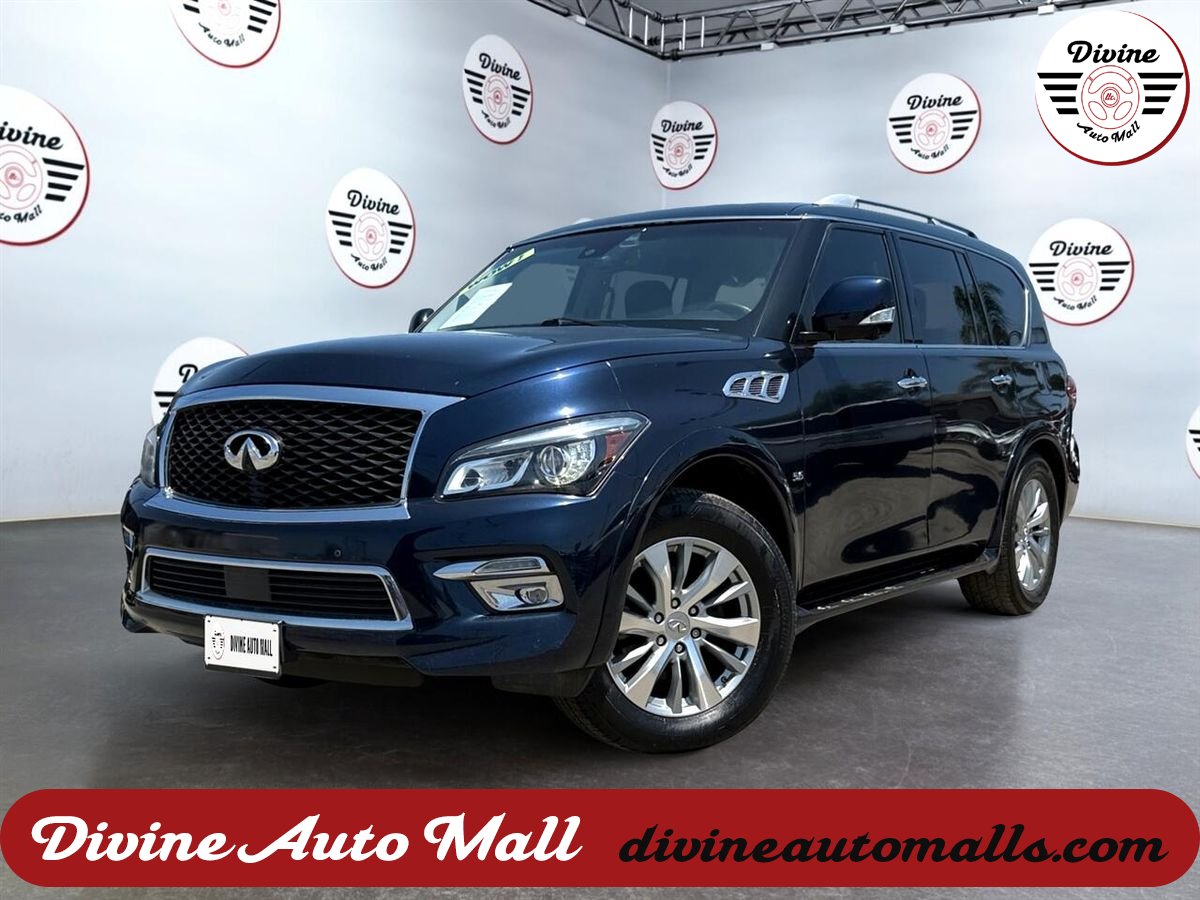 BLUE, 2017 INFINITI QX80 Image 