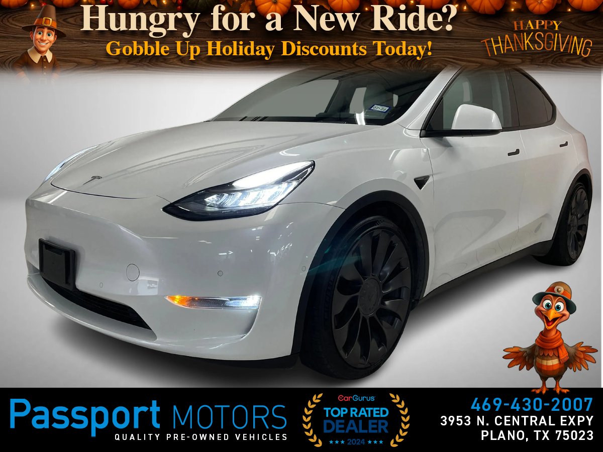 WHITE, 2021 TESLA MODEL Y Image