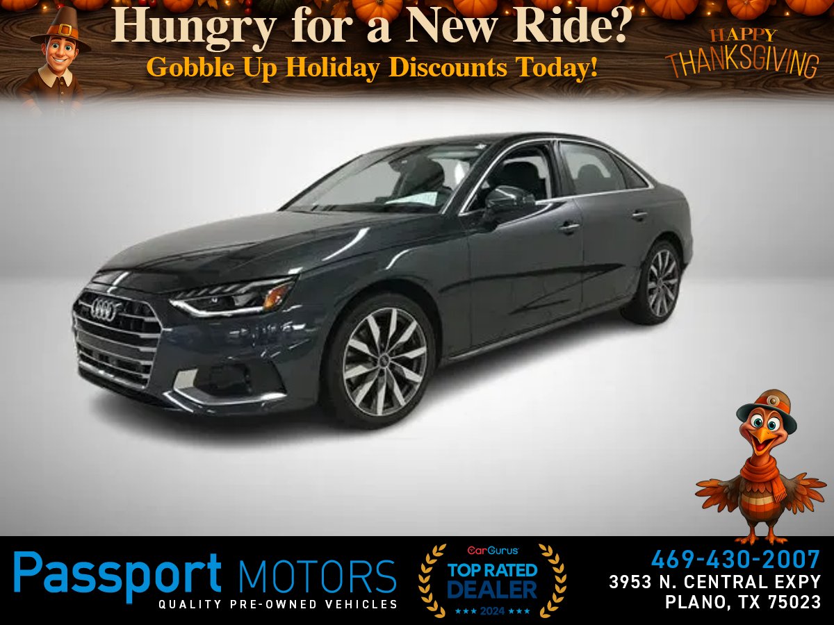 GRAY, 2023 AUDI A4/PREMIUM PKG/18" WHEELS Image 