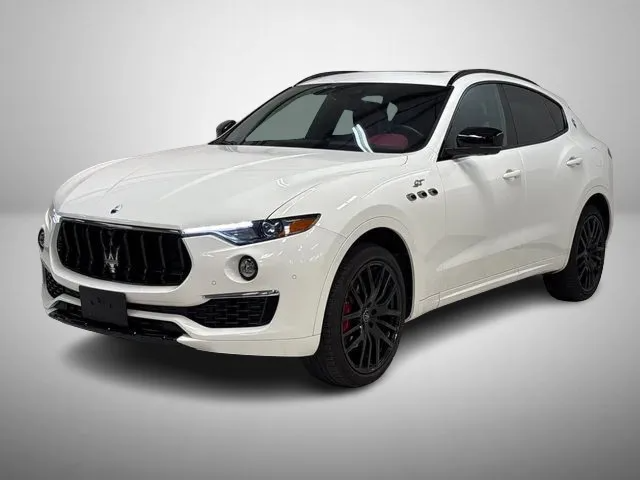 WHITE, 2022 MASERATI LEVANTE/RED INTERIOR/VENTILATED SEATS/BLACK WHEELS Image 