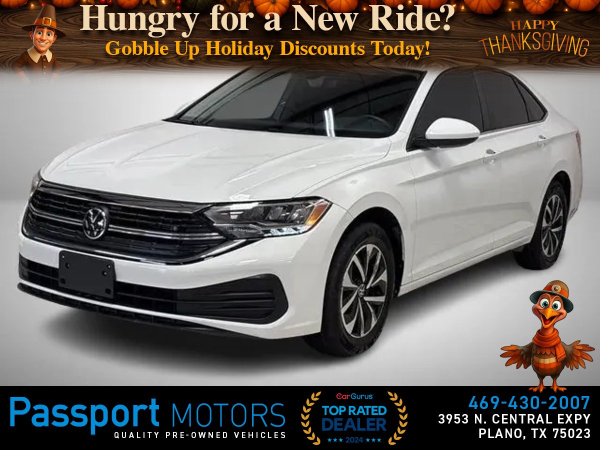 WHITE, 2024 VOLKSWAGEN JETTA Image 