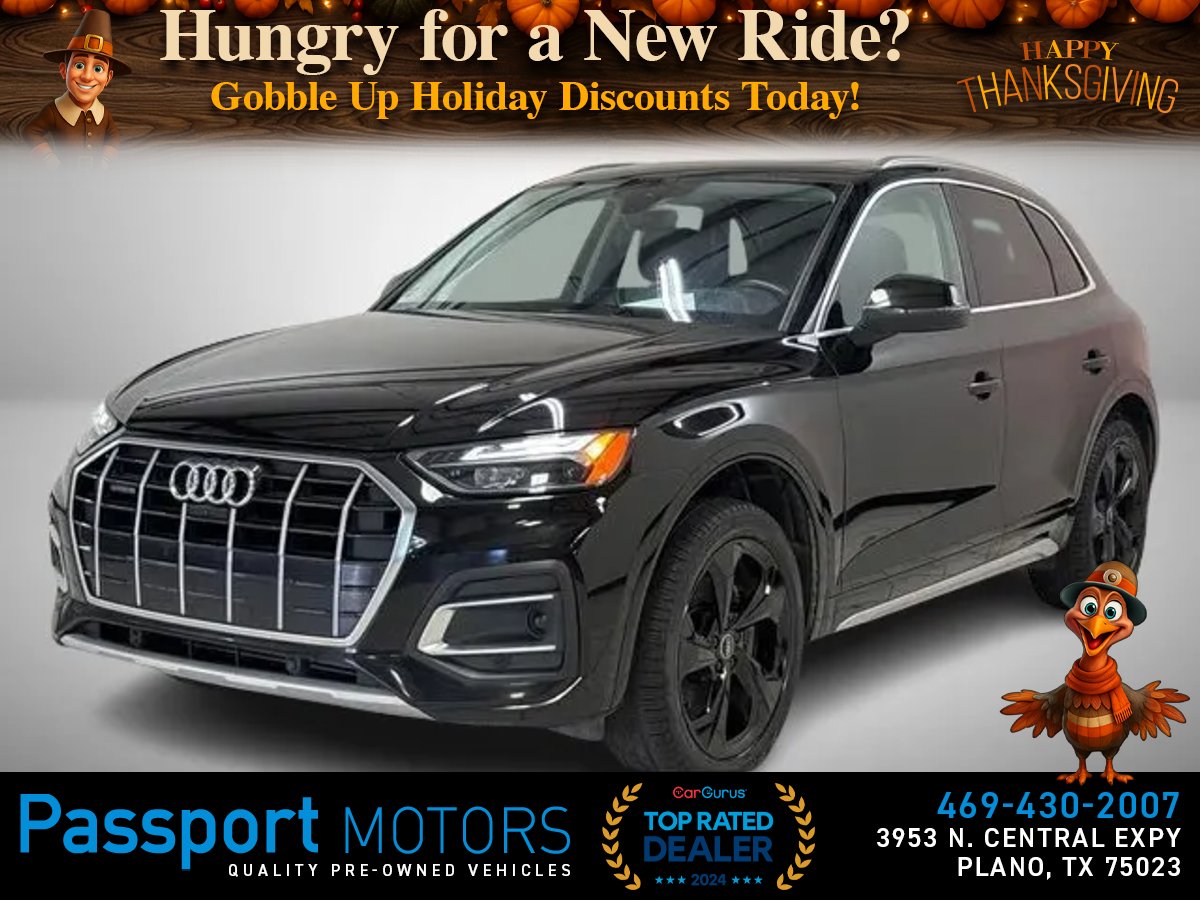 BLACK, 2021 AUDI Q5/PREMIUM PLUS/UP GRADED BLACK WHEELS Image 