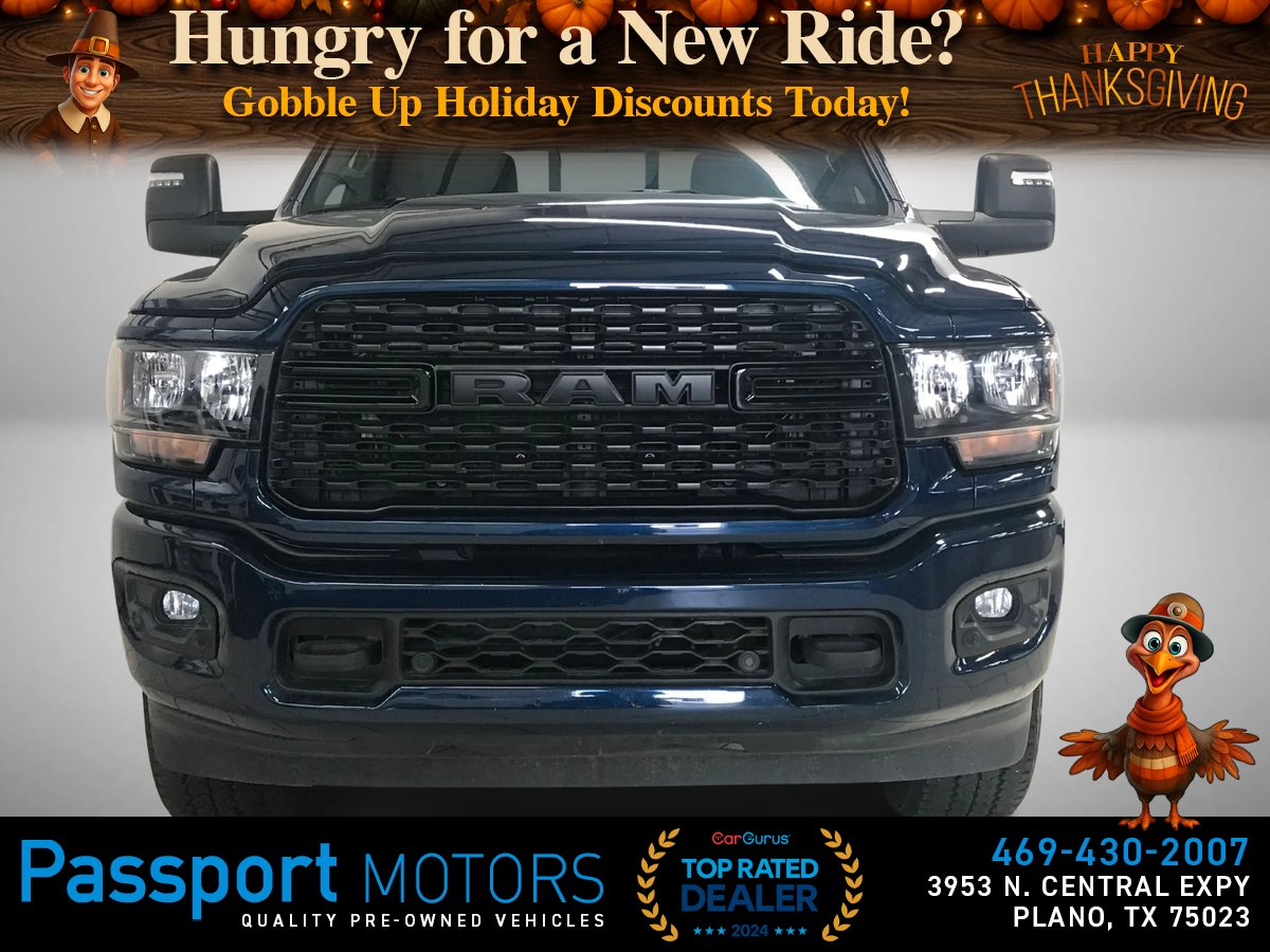 PATRIOT BLUE, 2024 RAM 2500 CREW CAB/LEVEL 2 PACKAGE/NIGHT EDITION/12" MONITOR Image 