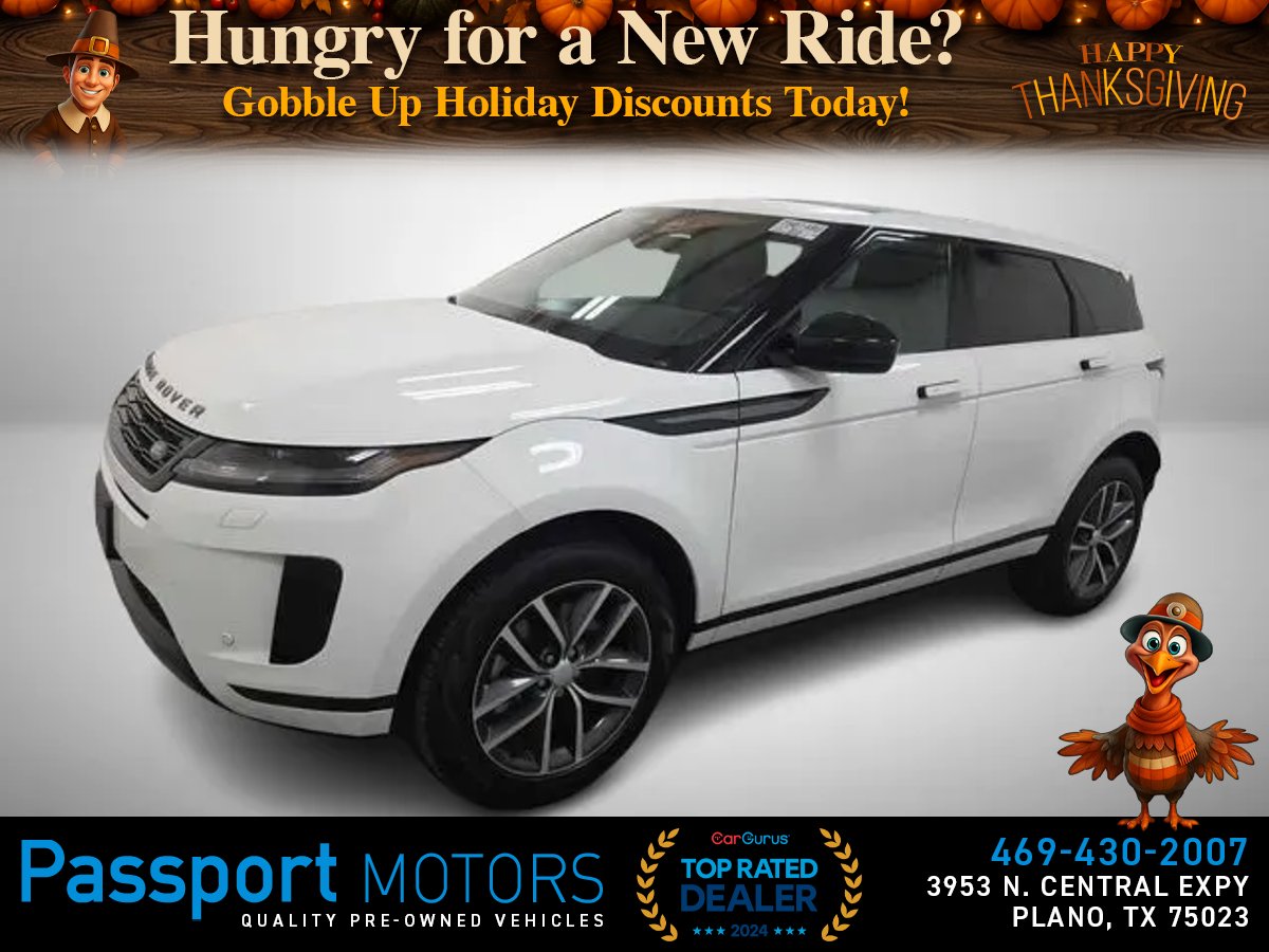 WHITE, 2024 LAND ROVER RANGE ROVER EVOQUE/19" WHEELS/PANORAMIC ROOF Image 
