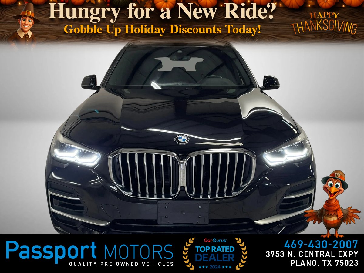 BLACK, 2023 BMW X5/PANO ROOF/HEADS UP DISPLAY/PREMIUM PKG/CLIMATE PKG Image 