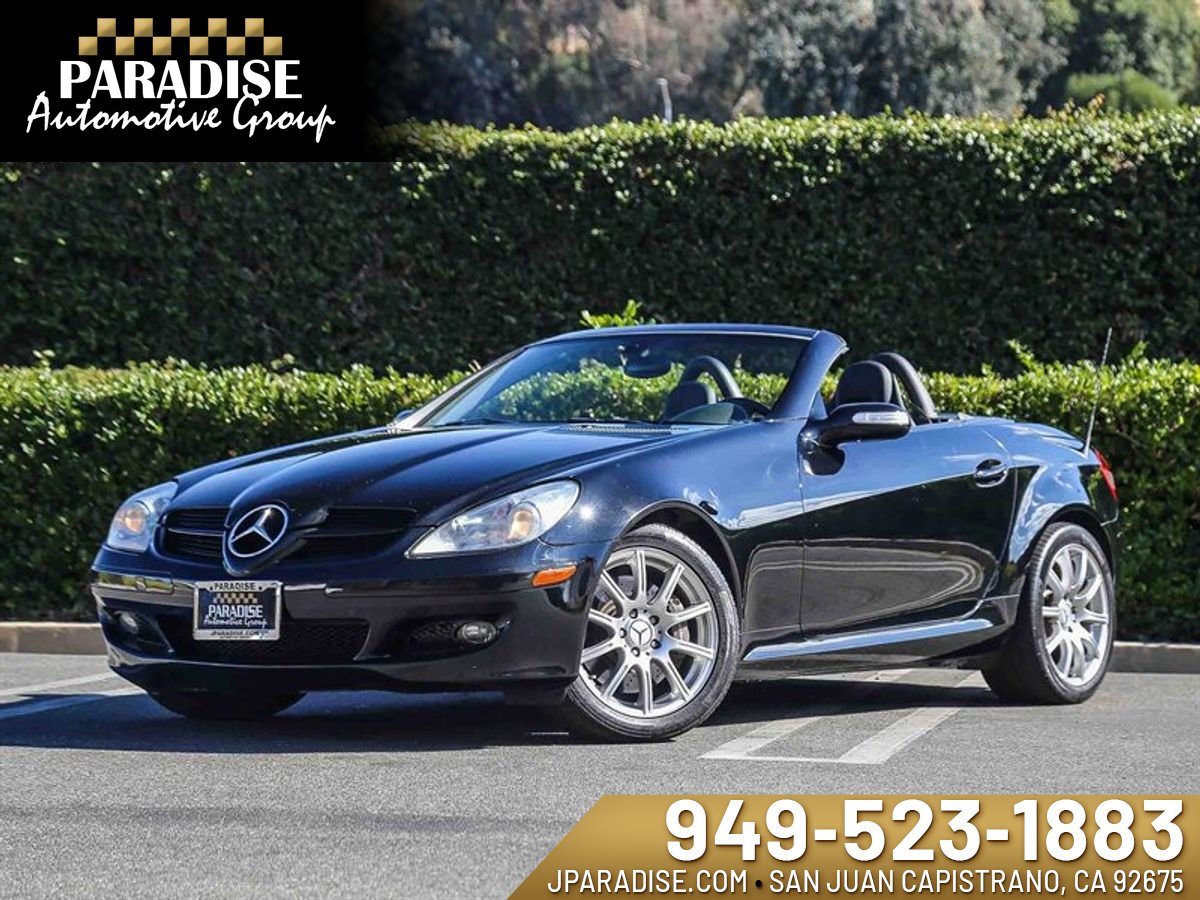 BLACK, 2006 MERCEDES-BENZ SLK Image 