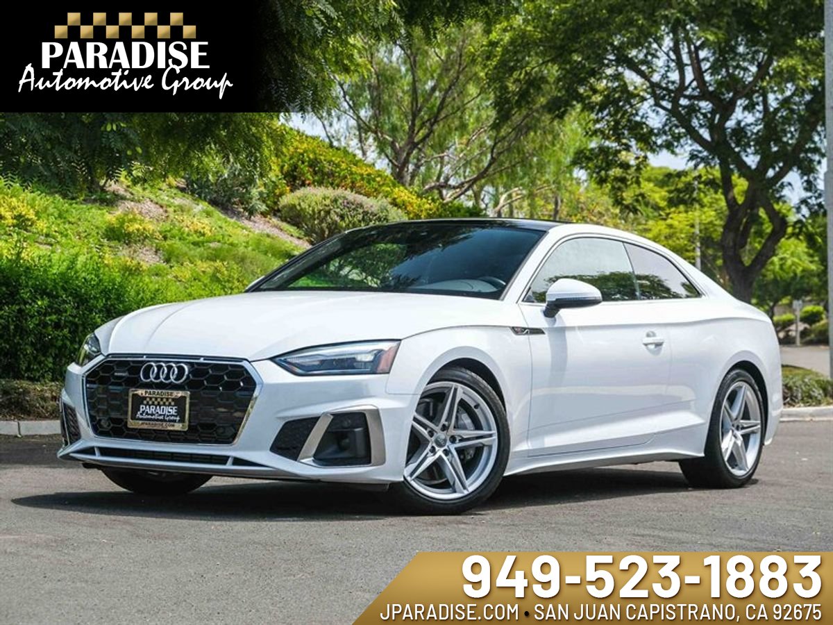 WHITE, 2020 AUDI A5 Image 