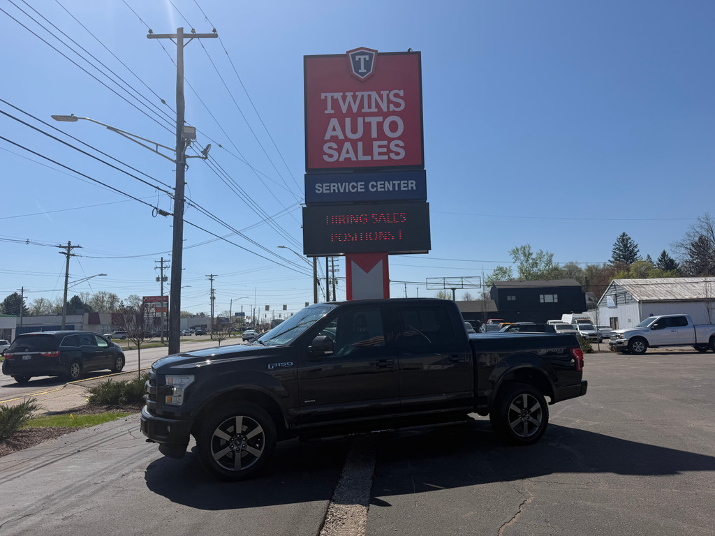 2015 FORD F150 SUPERCREW CAB for sale in LANSING