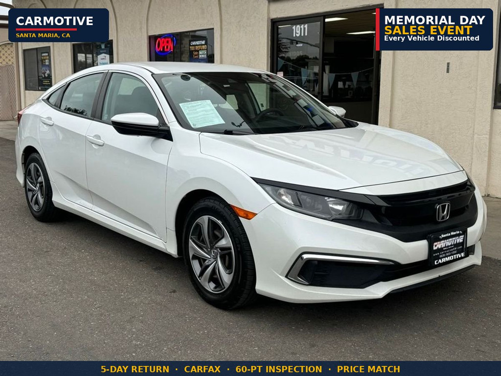 2020 HONDA CIVIC for sale in SANTA MARIA