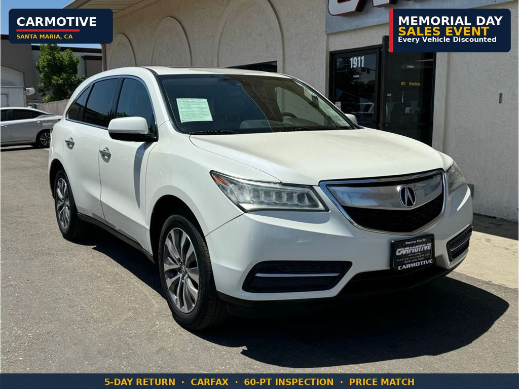 2015 ACURA MDX for sale in SANTA MARIA