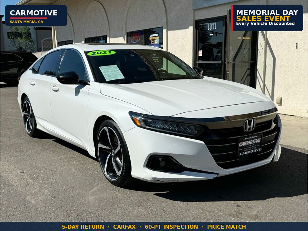 2021 HONDA ACCORD for sale in SANTA MARIA