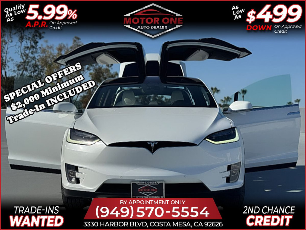 2018 TESLA MODEL X 100D - FULL SELF DRIVING for sale in COSTA MESA