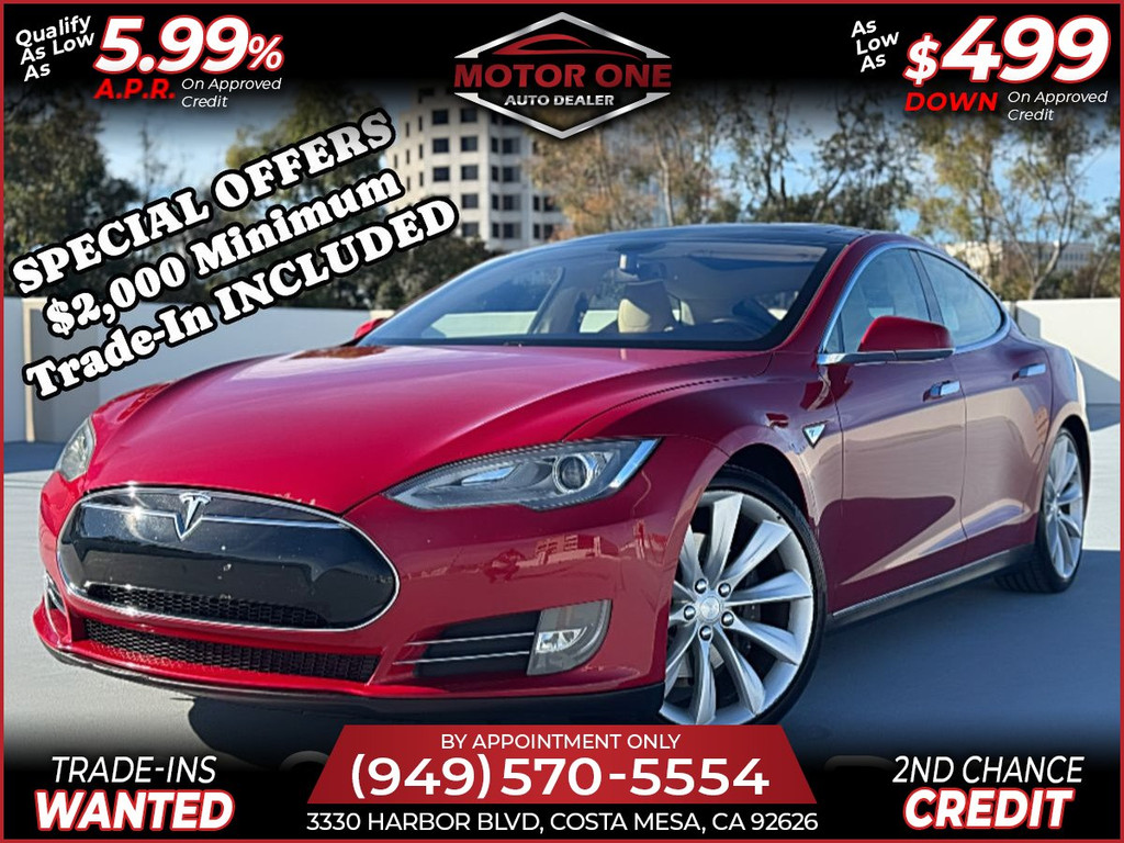 2013 TESLA MODEL S - P85 for sale in COSTA MESA