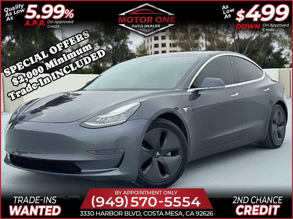 2018 TESLA MODEL 3 LONG RANGE for sale in COSTA MESA