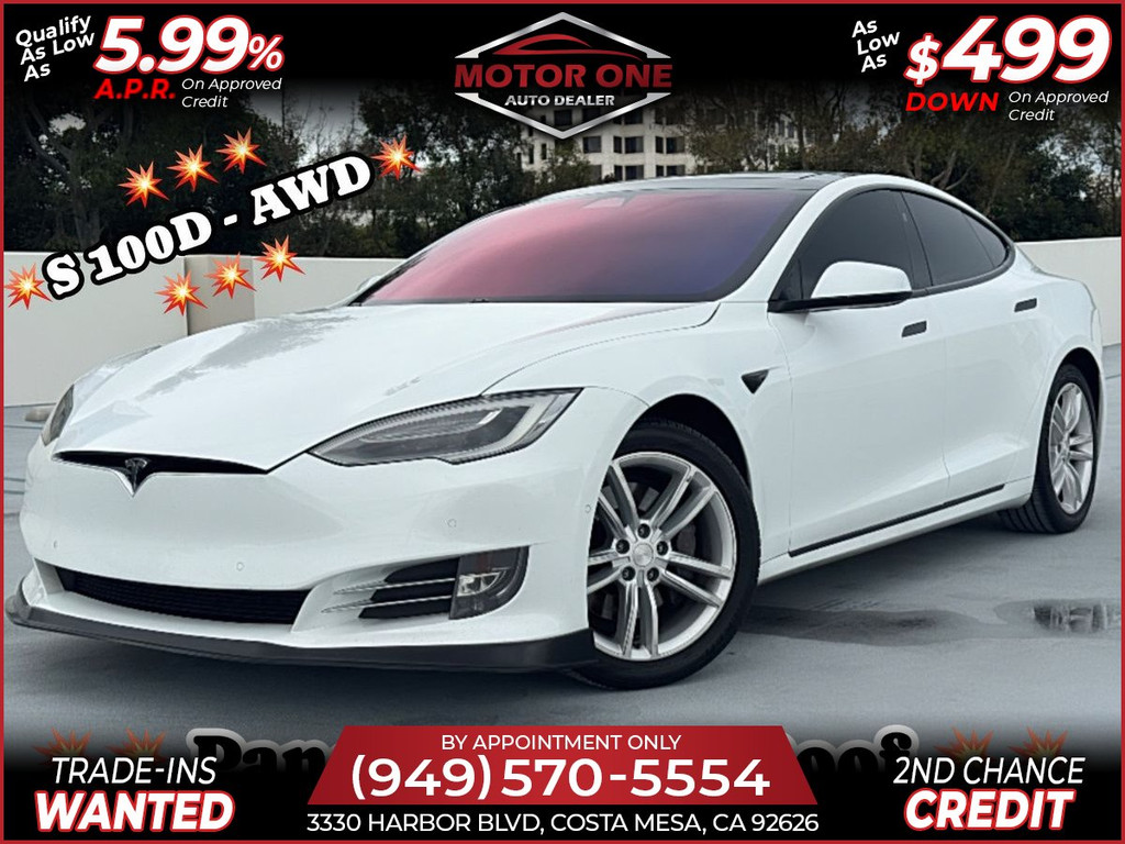 2018 TESLA MODEL S 100D AWD SEDAN 4D for sale in COSTA MESA