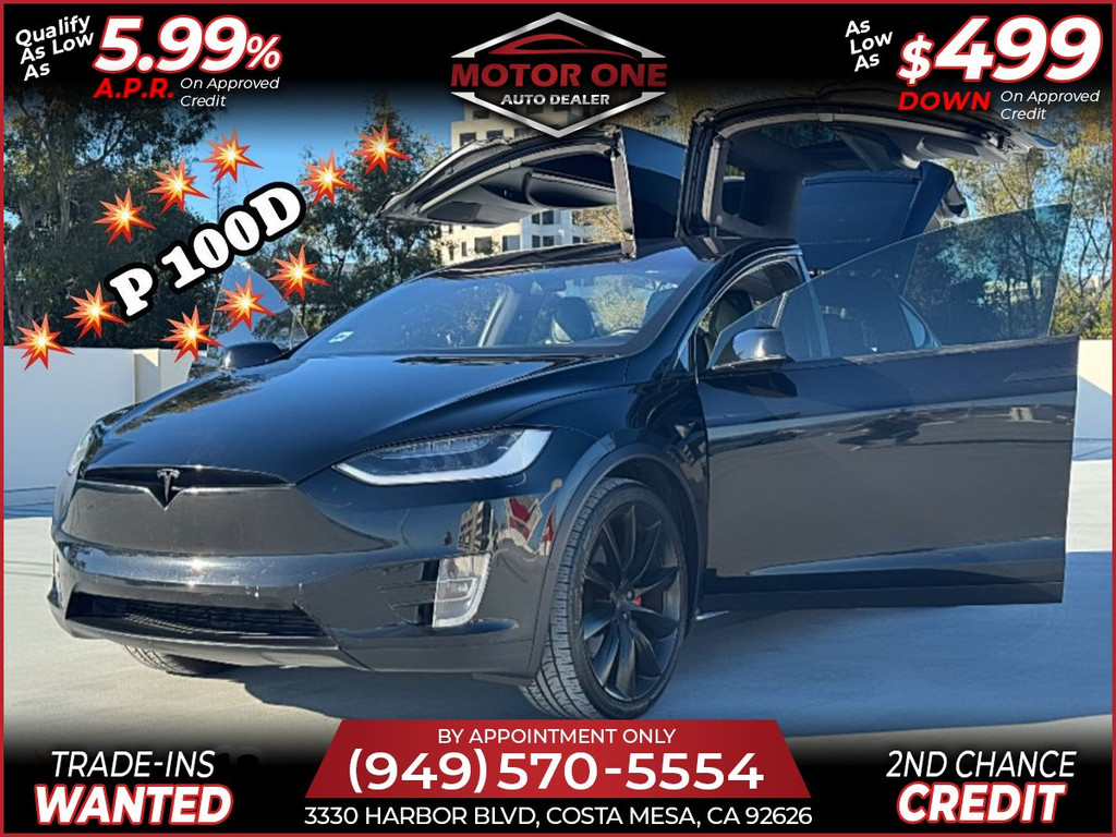 2018 TESLA MODEL X P100D SPORT UTILITY 4D for sale in COSTA MESA