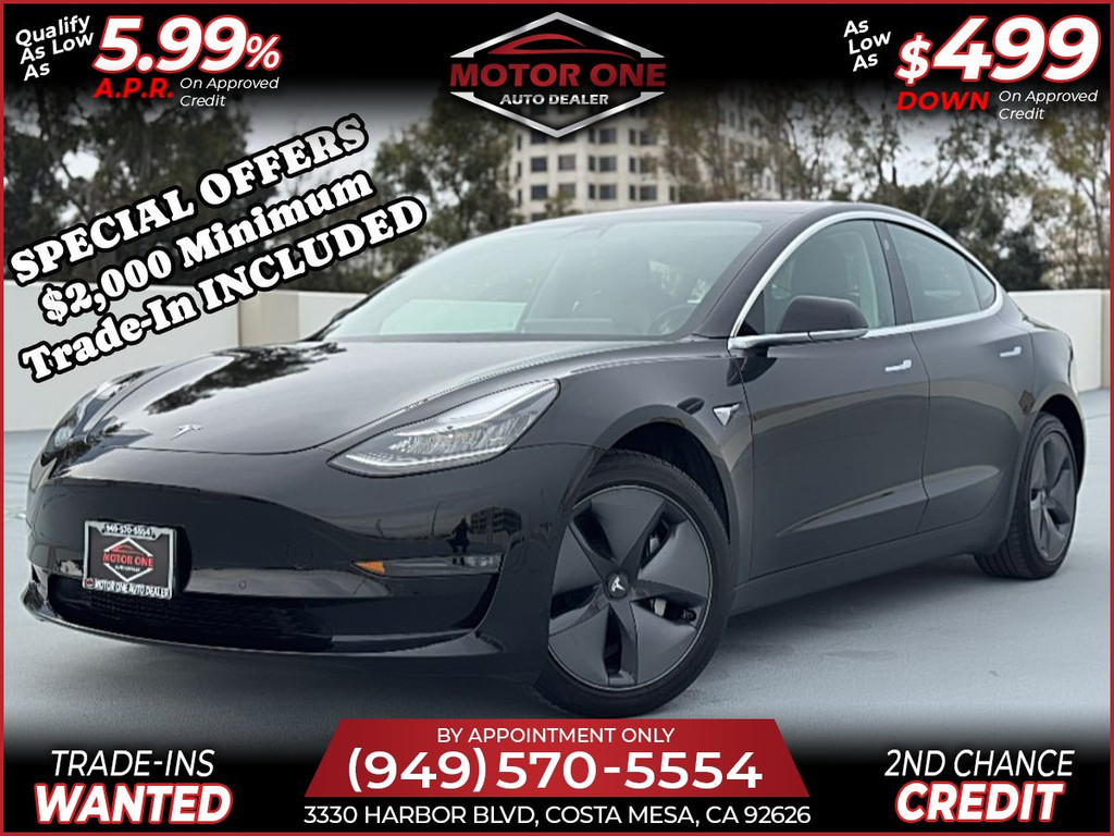 2018 TESLA MODEL 3 for sale in COSTA MESA