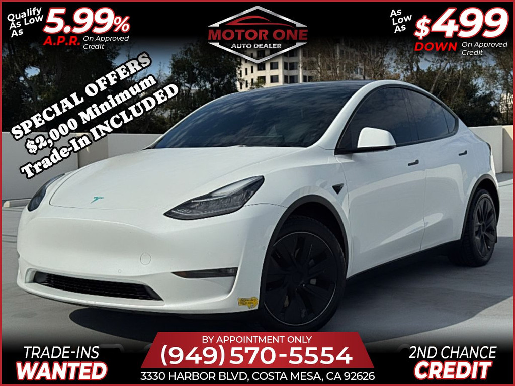 2022 TESLA MODEL Y LONG RANGE DUAL MOTOR FULL SELF DRIVING for sale in COSTA MESA