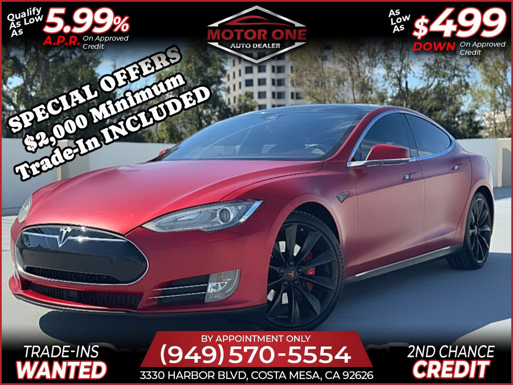 2015 TESLA MODEL S - P85D for sale in COSTA MESA