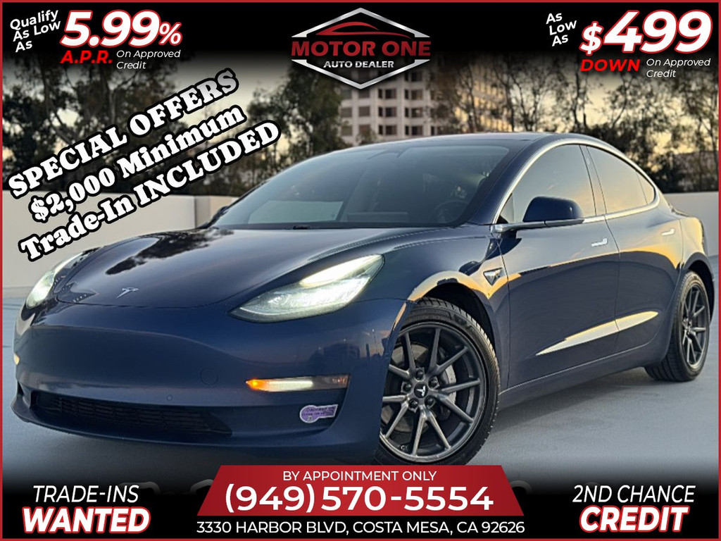 2018 TESLA MODEL 3 - FULL SELF DRIVING for sale in COSTA MESA