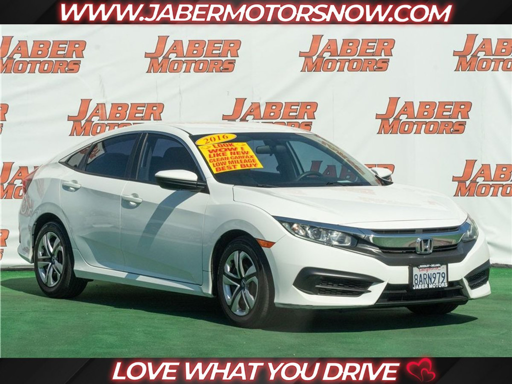 2016 HONDA CIVIC for sale in REEDLEY