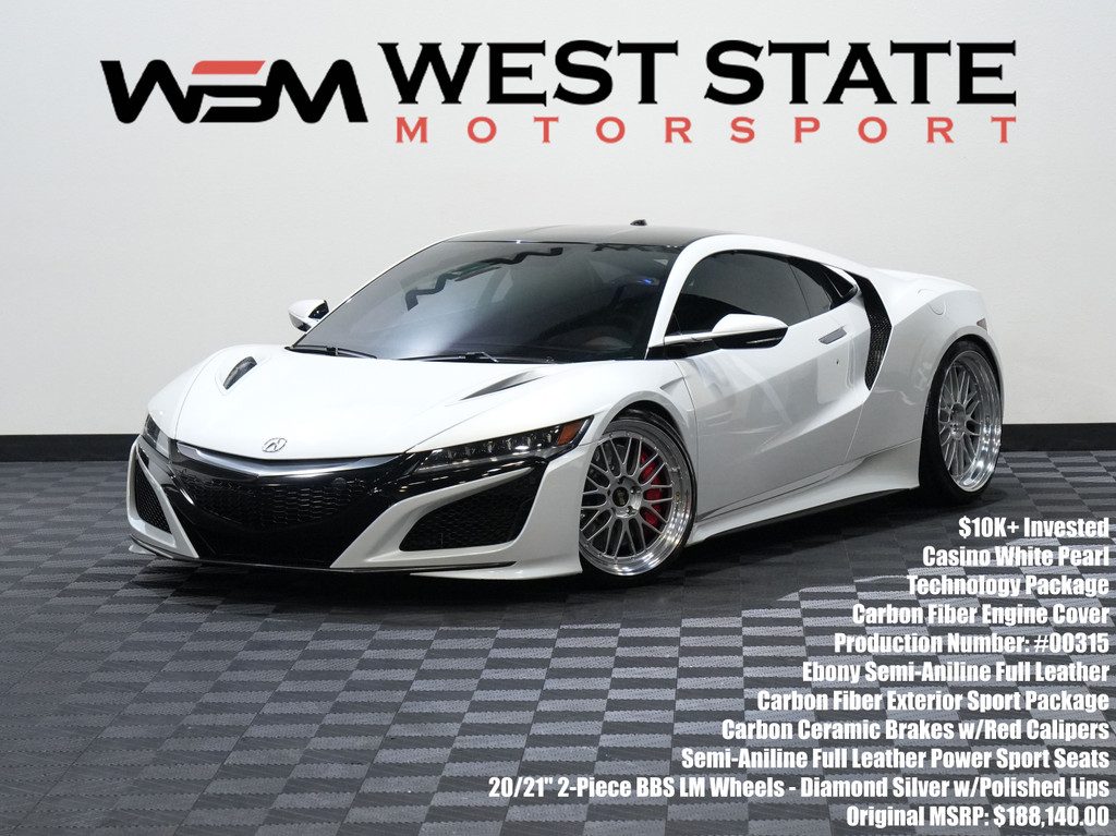 2017 ACURA NSX for sale in FEDERAL WAY