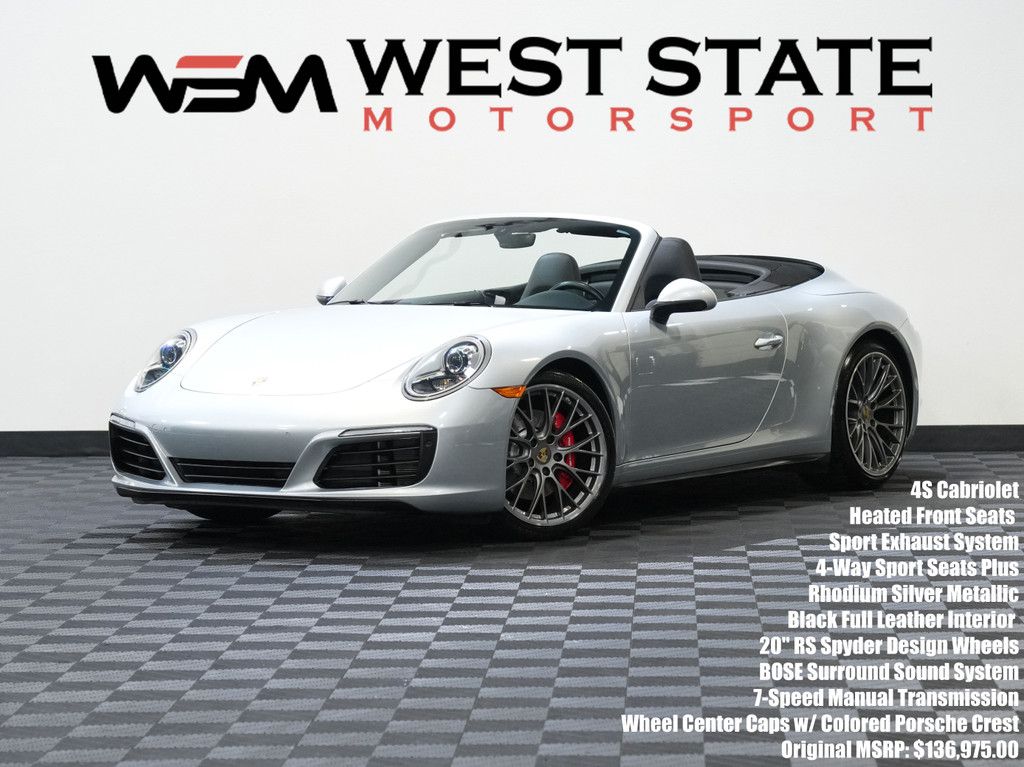 2017 PORSCHE 911 for sale in FEDERAL WAY