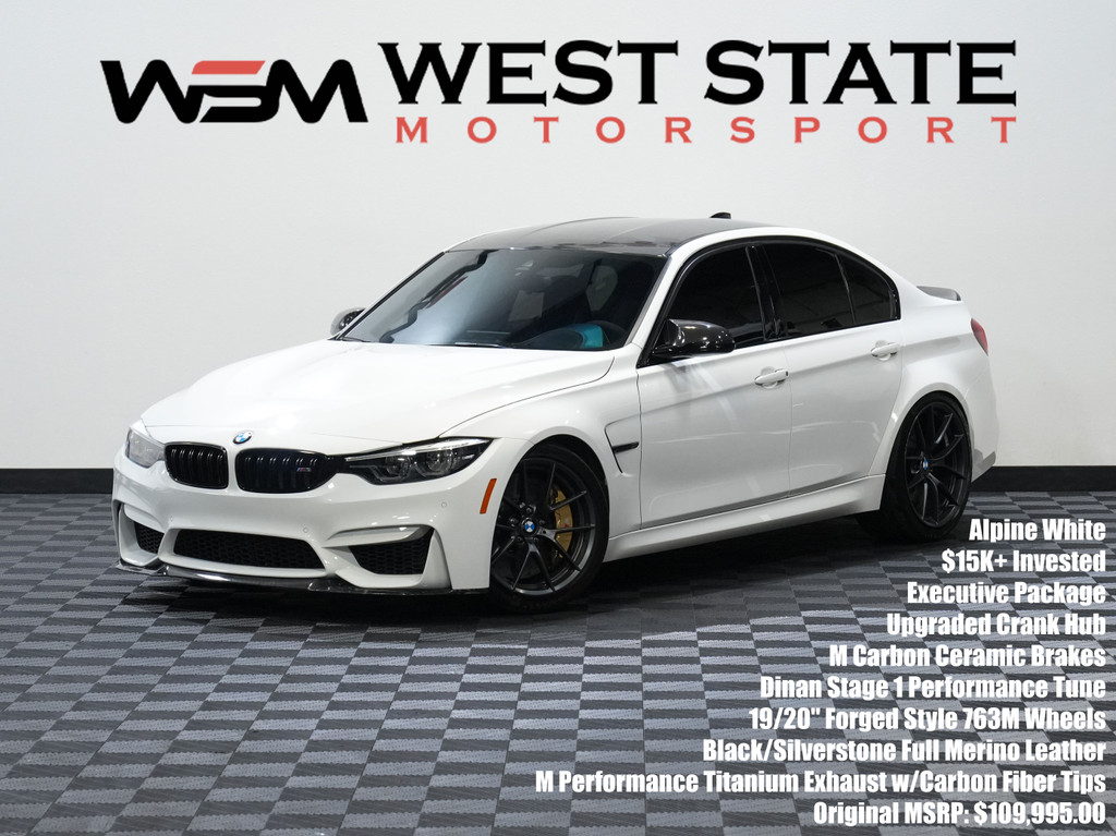 2018 BMW M3 for sale in FEDERAL WAY