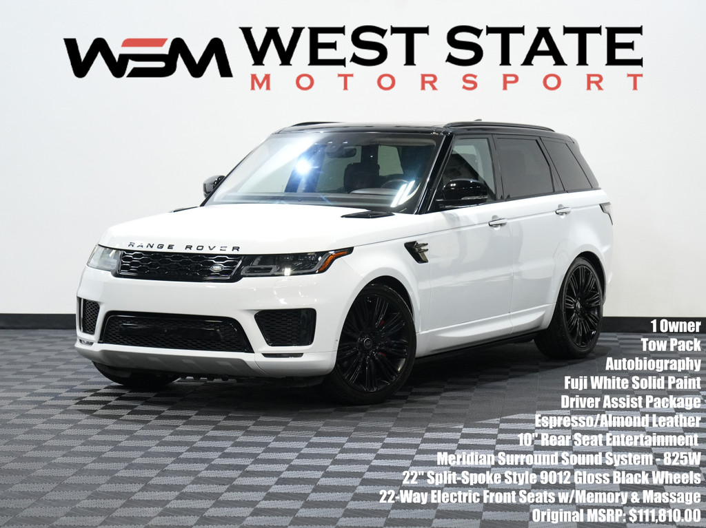 2021 LAND ROVER RANGE ROVER SPORT for sale in FEDERAL WAY