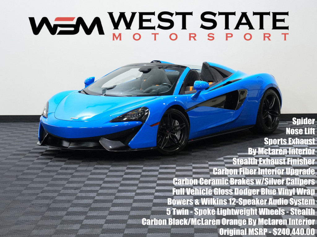 2018 MCLAREN 570S for sale in FEDERAL WAY
