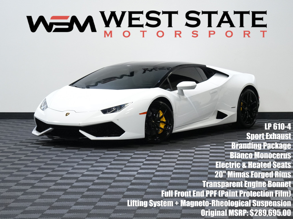 2015 LAMBORGHINI HURACAN for sale in FEDERAL WAY