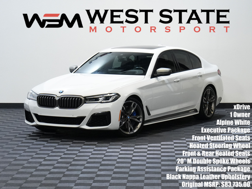 2021 BMW 5 SERIES for sale in FEDERAL WAY