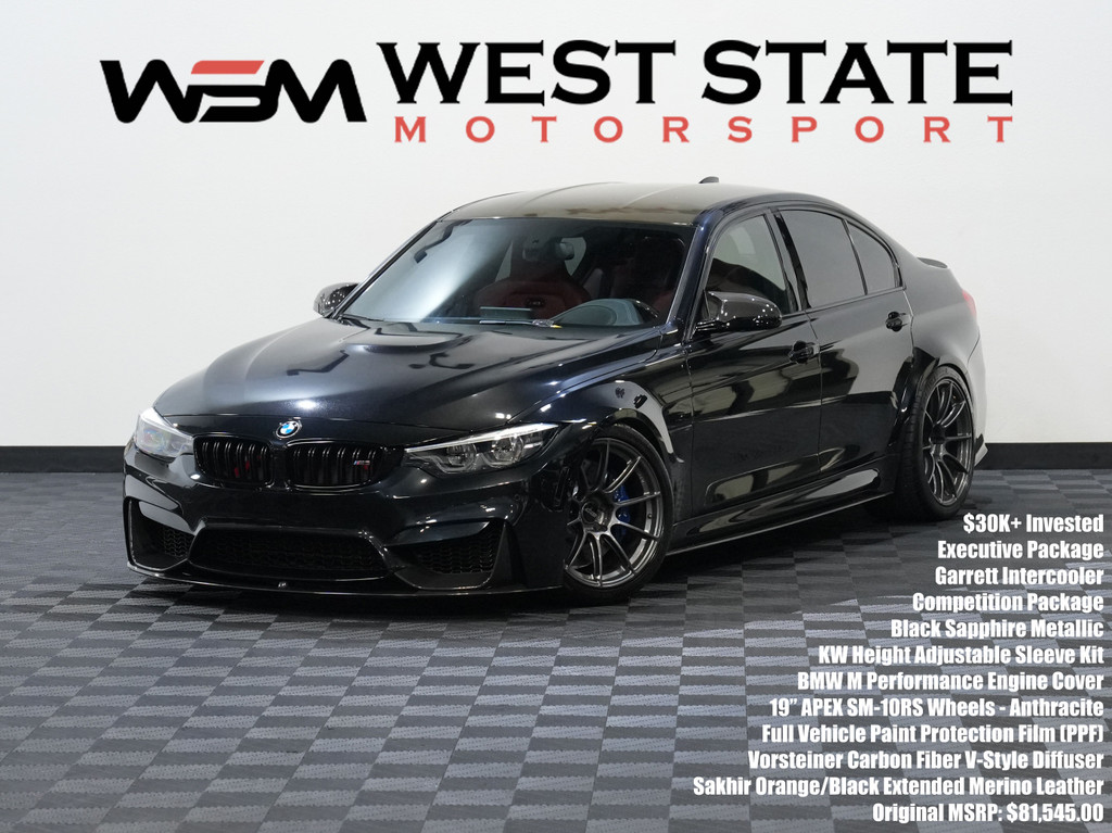 2018 BMW M3 for sale in FEDERAL WAY