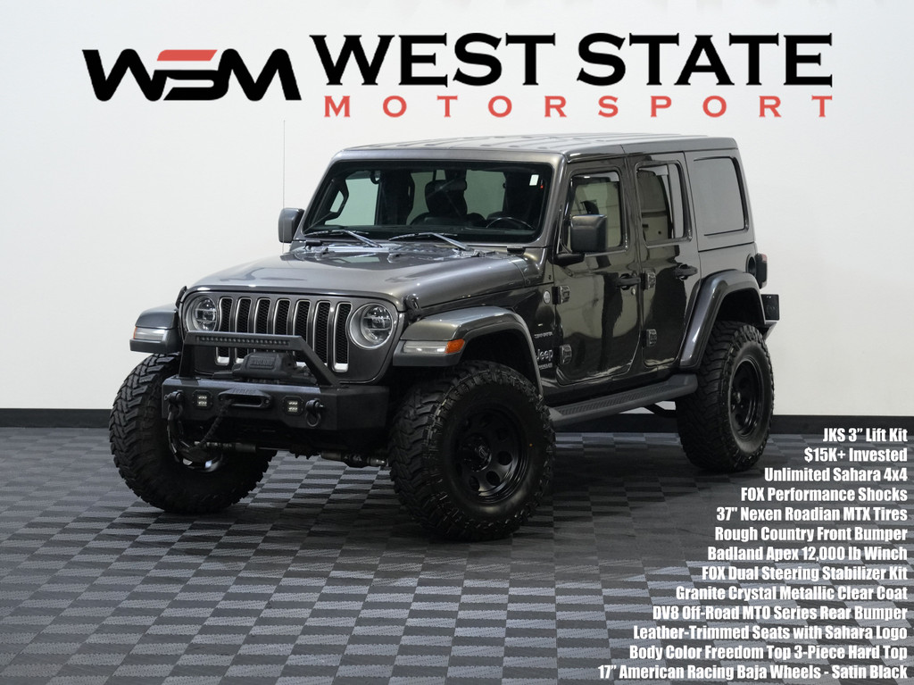 2018 JEEP WRANGLER UNLIMITED for sale in FEDERAL WAY