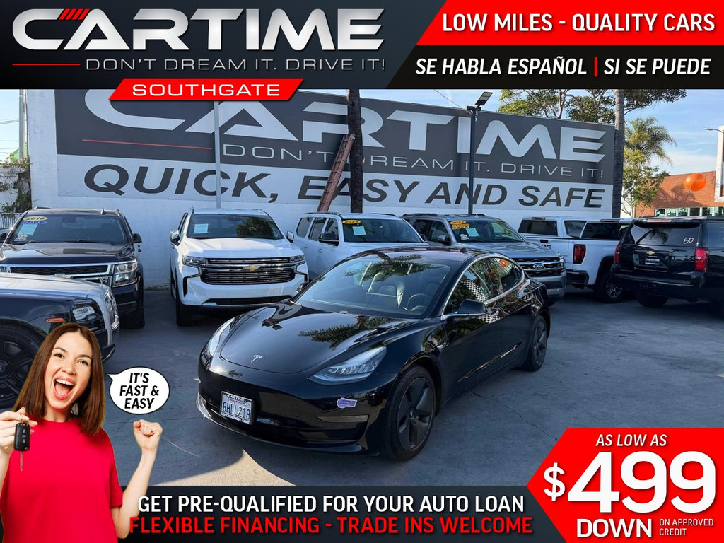 2018 TESLA MODEL 3 LONG RANGE for sale in SOUTH GATE