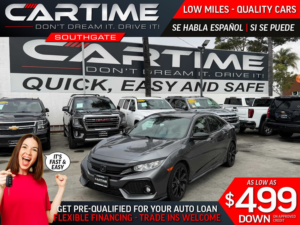 2018 HONDA CIVIC SPORT HATCHBACK 4D for sale in SOUTH GATE