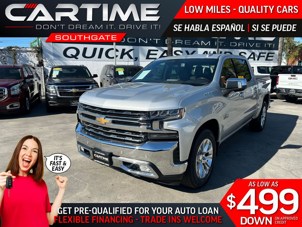 2019 CHEVROLET SILVERADO 1500 CREW CAB for sale in SOUTH GATE