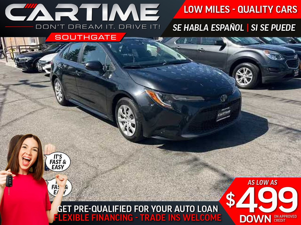 2020 TOYOTA COROLLA for sale in SOUTH GATE