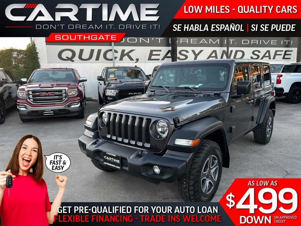 2023 JEEP WRANGLER UNLIMITED SPORT S for sale in SOUTH GATE